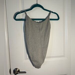 Forever 21 gray body suit size small/medium